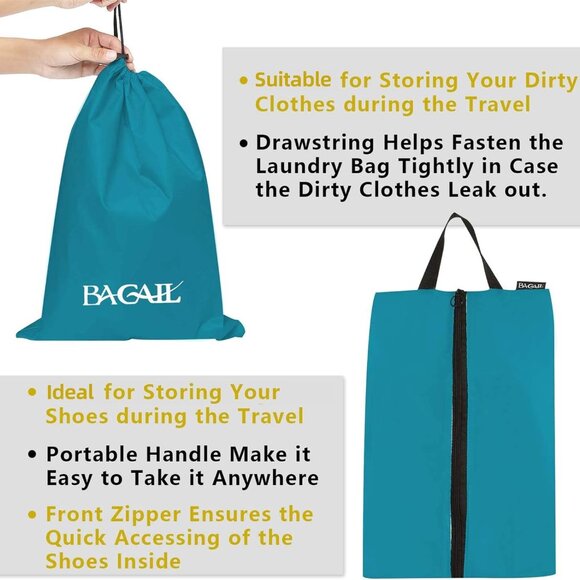 8 Set/9 Set Packing Cubes Luggage Packing Organizer for Travel, Suitcase Packing - Picture 4 of 6